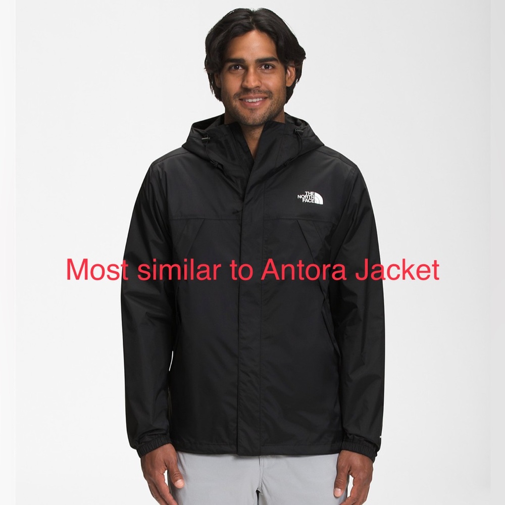 black men’s north face rain jacket